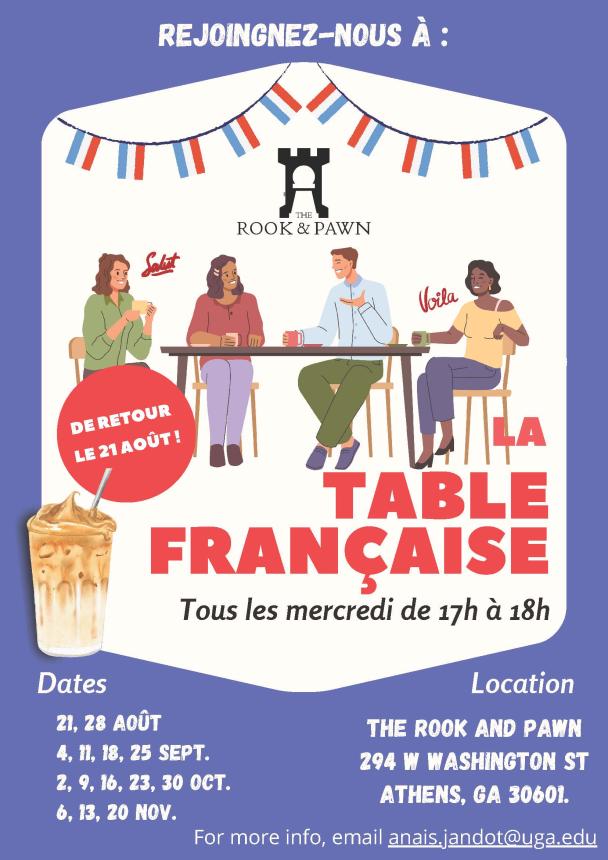 French Table Poster