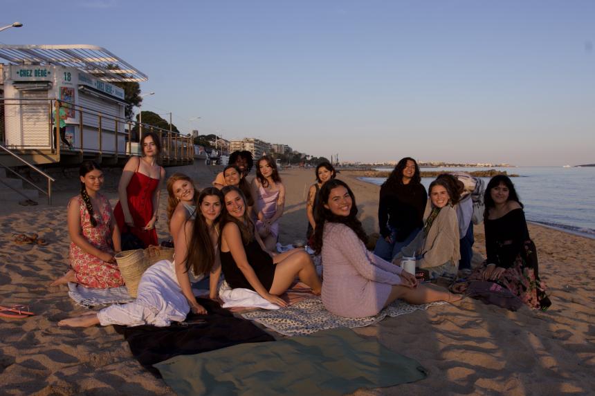 Group on the beach