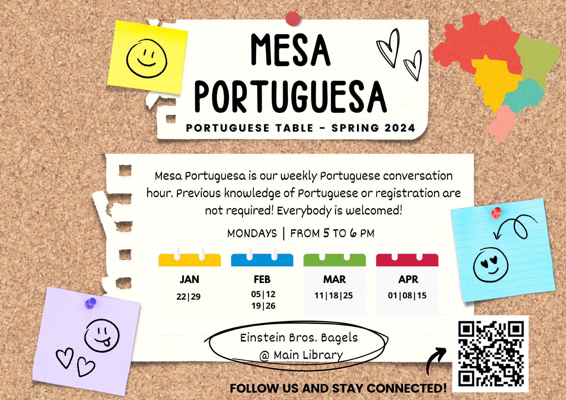 Poster advertising Mesa Portuguesa