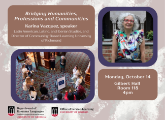 Poster for Karina Vazquez Guest Lecture