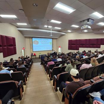 Audience attending an event